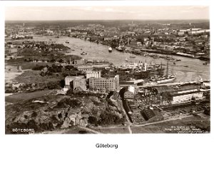 Göteborg flygfoto, vykort