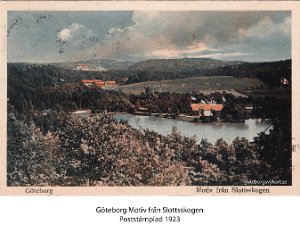 Från Slottsskogsvallen till Järntorget, vykort
